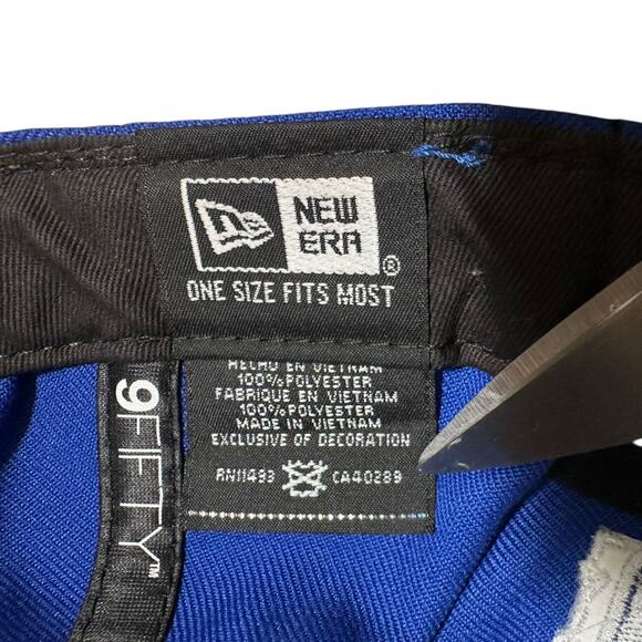 Golden State Warriors New Era 9Fifty NBA SnapBack Blue White Adjustable One Size - Picture 7 of 7